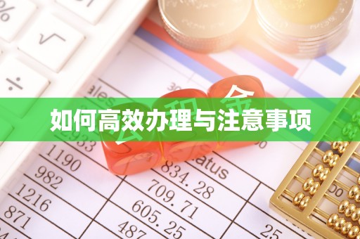 盘锦如何高效办理与注意事项
