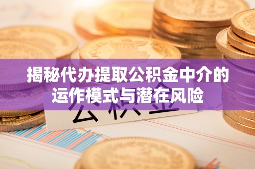 盘锦揭秘代办提取公积金中介的运作模式与潜在风险