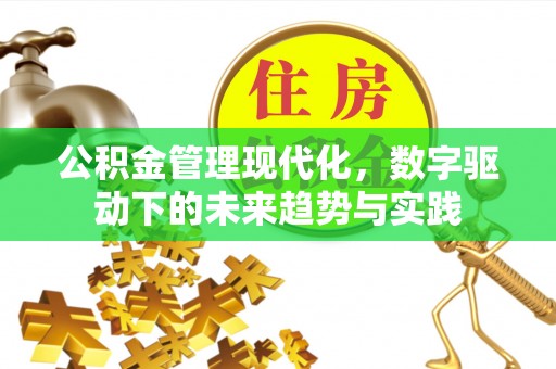 盘锦公积金管理现代化，数字驱动下的未来趋势与实践